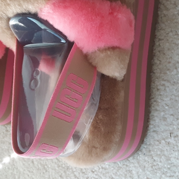 UGG DISCO STRIP SLIDE SANDLES - Picture 4 of 11